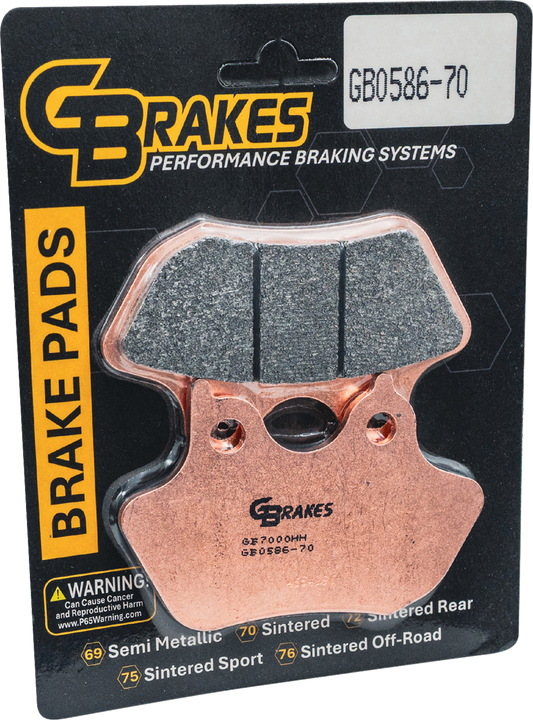 GBRAKES Brake Pads - Sintered - Front / Rear