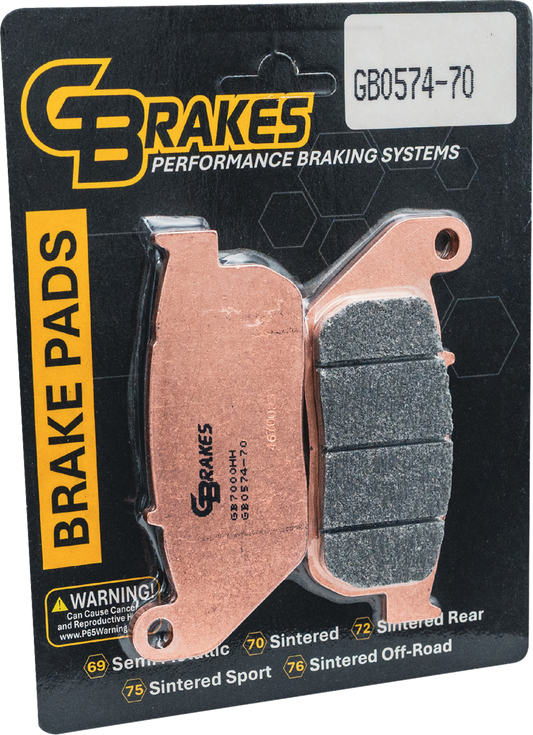 GBRAKES Brake Pads - Sintered - Front