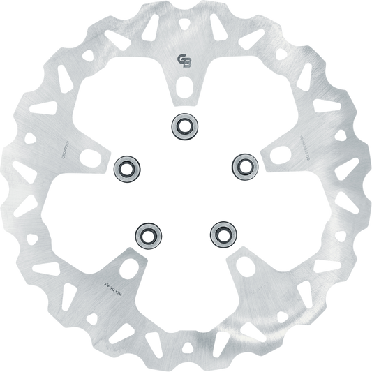 GBRAKES Oversize Wave® One Piece (Fixed) Brake Rotor - Front - 318 mm / 12-1/2"