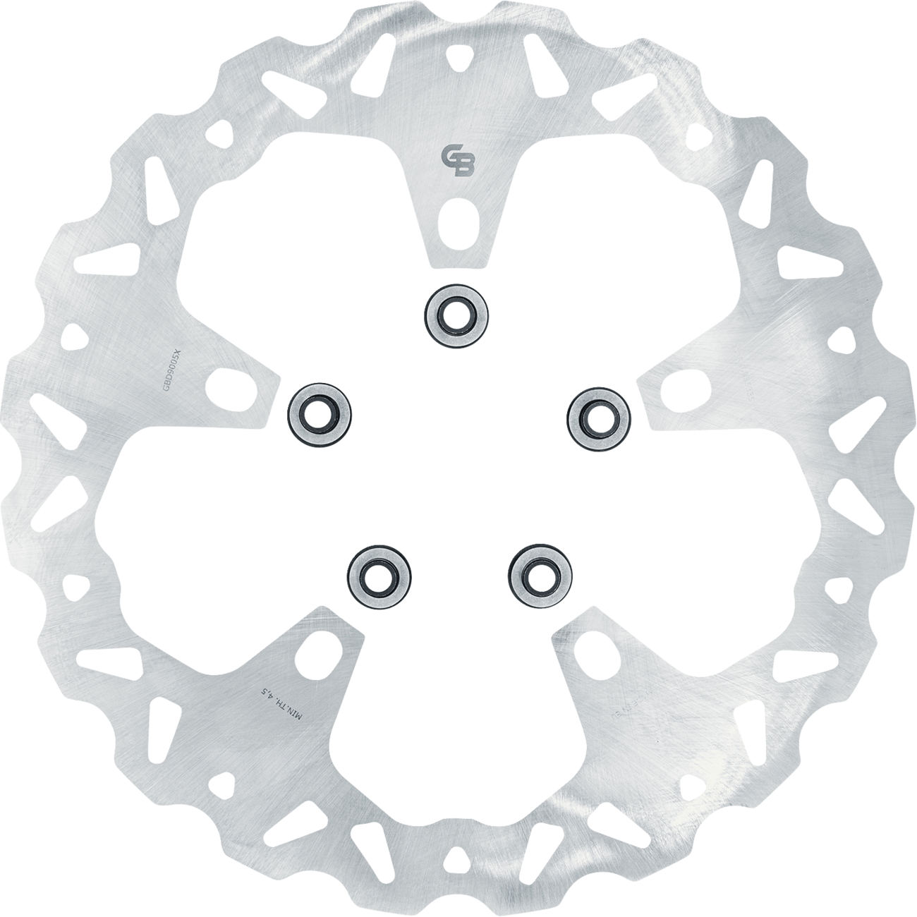 GBRAKES Oversize Wave® One Piece (Fixed) Brake Rotor - Front - 330 mm / 13"