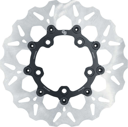 GBRAKES Wave® One Piece (Fixed) Brake Rotor - Back