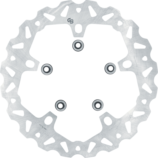 GBRAKES Oversize Wave® One Piece (Fixed) Brake Rotor - Front - 318 mm / 12-1/2"