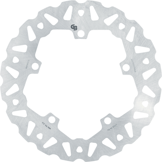 GBRAKES Wave® One Piece (Fixed) Brake Rotor - Rear