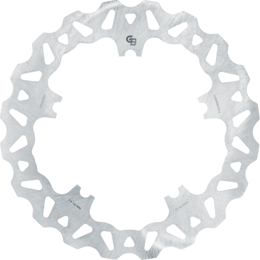 GBRAKES Wave® One Piece (Fixed) Brake Rotor - Front