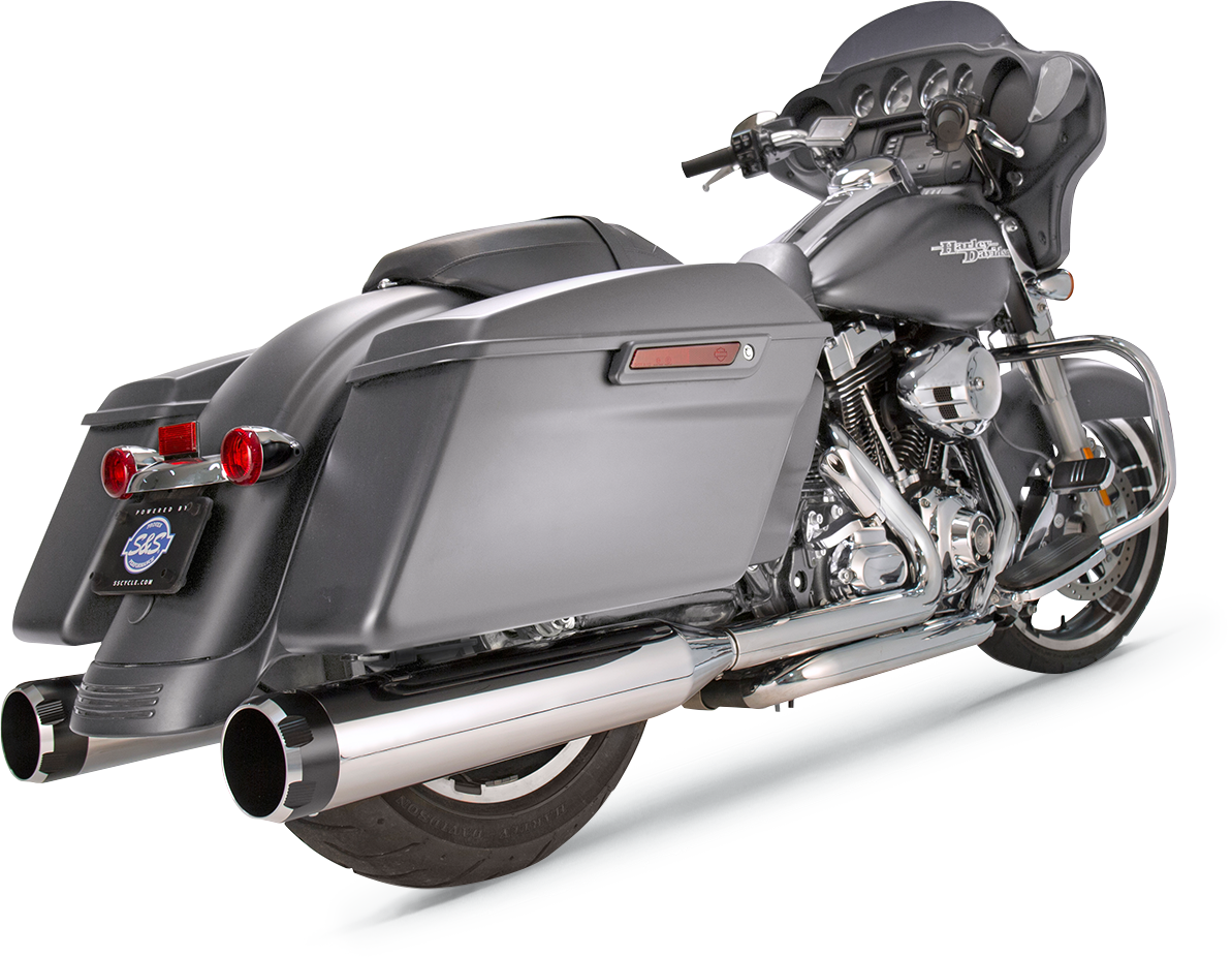 S&S CYCLE 4-1/2" MK45 Performance Mufflers - Black Thruster