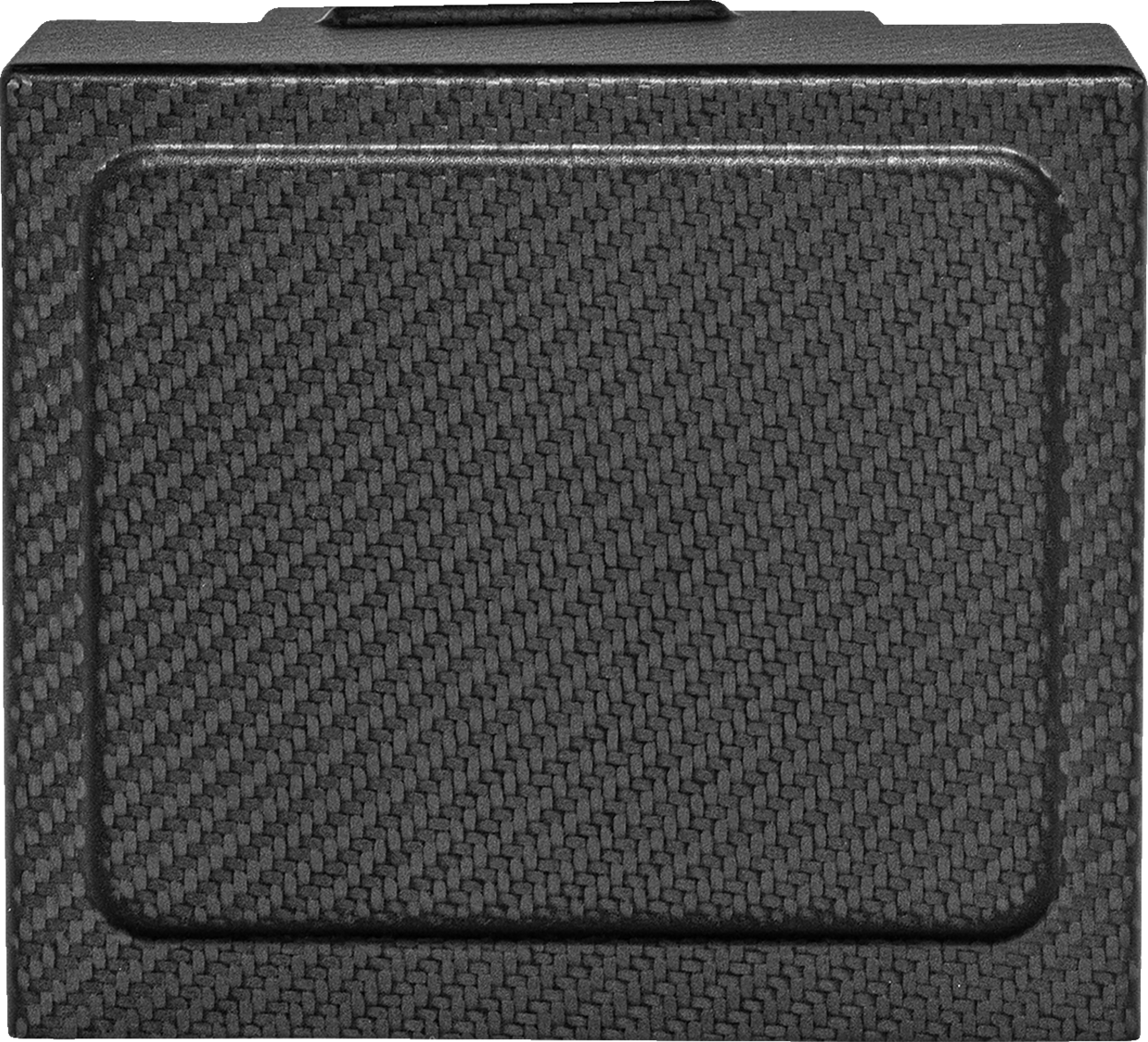 SADDLEMEN Battery Cover - Carbon Fiber - Matte Black - Dyna '99-'05