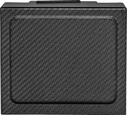 SADDLEMEN Battery Cover - Carbon Fiber - Matte Black - Dyna '99-'05