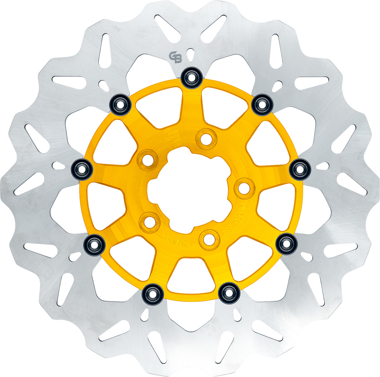 GBRAKES Wave® Two Piece (Floating) Brake Rotor - Front - Gold