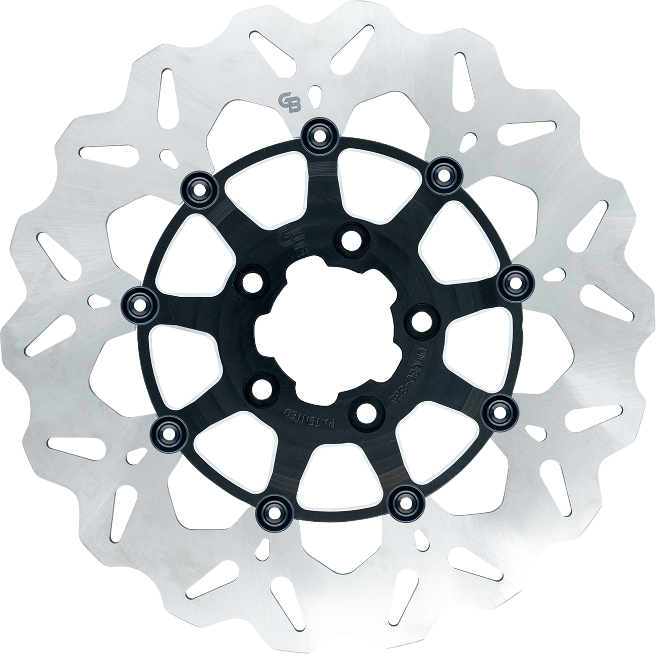 GBRAKES Wave® Two Piece (Floating) Brake Rotor - Rear - CC