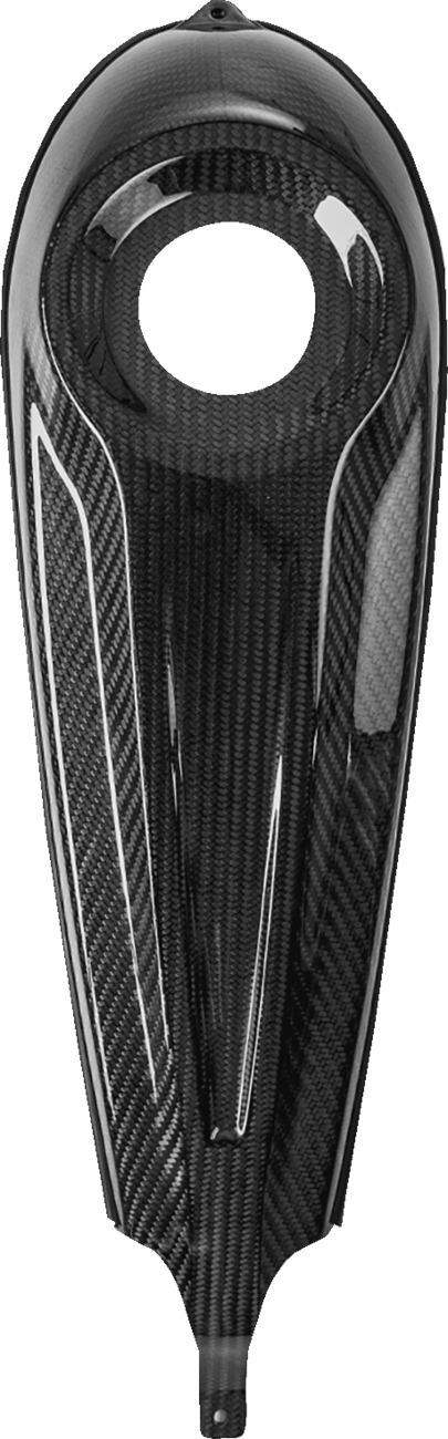 SADDLEMEN Dash Panel - Center Fill - Carbon Fiber - Gloss - Touring '08-'23