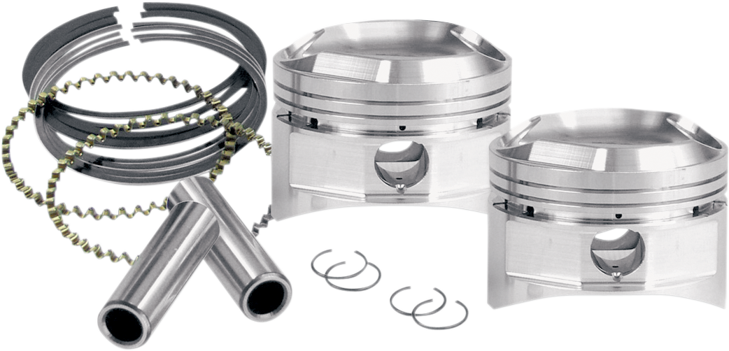 S&S CYCLE Piston Kit - for 88", 93" & 96" Super Stock? Heads - 3.625" - +.010