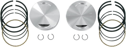 S&S CYCLE Piston Kit - for 113" Super Sidewinder - 4.0" - +.010