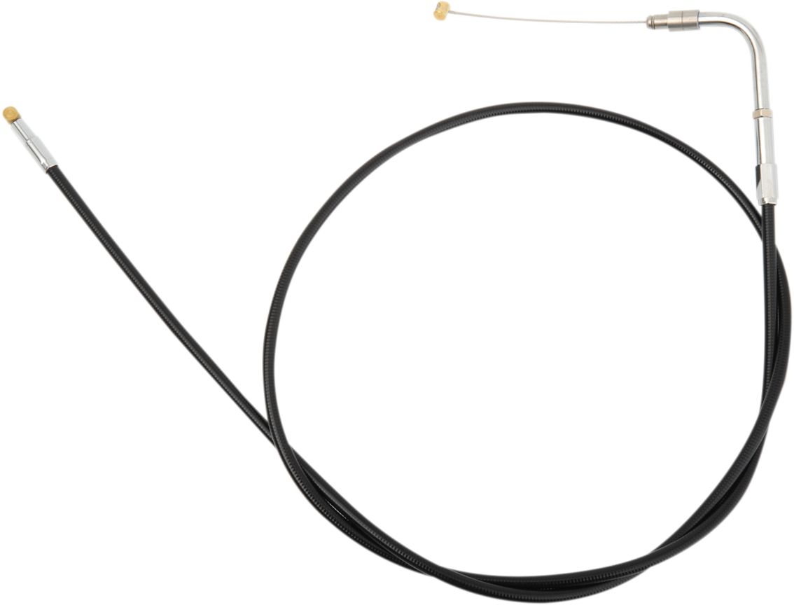 S&S CYCLE Black Vinyl Throttle Cable - 48" - Black
