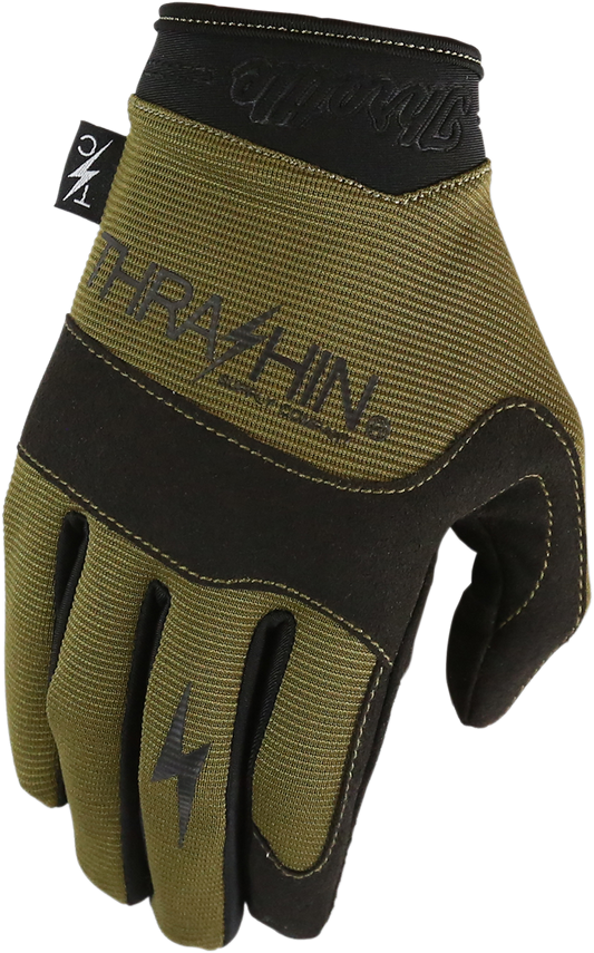 THRASHIN SUPPLY CO. Covert Gloves - Tactical Green - XL