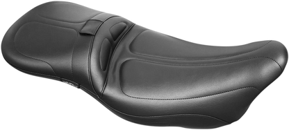 LE PERA Maverick Daddy Long Legs Seat - Black - Stitched - Touring '08-'23