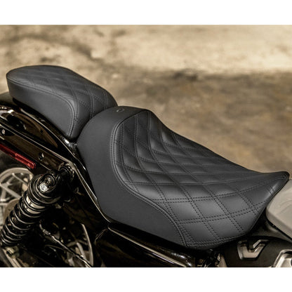 SADDLEMEN Renegade™ Solo Seat - Lattice Stitch - Nightster '22-'25