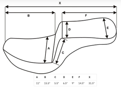 SADDLEMEN  Tour Step-Up Seat - Smooth - Black - Touring '97-'07