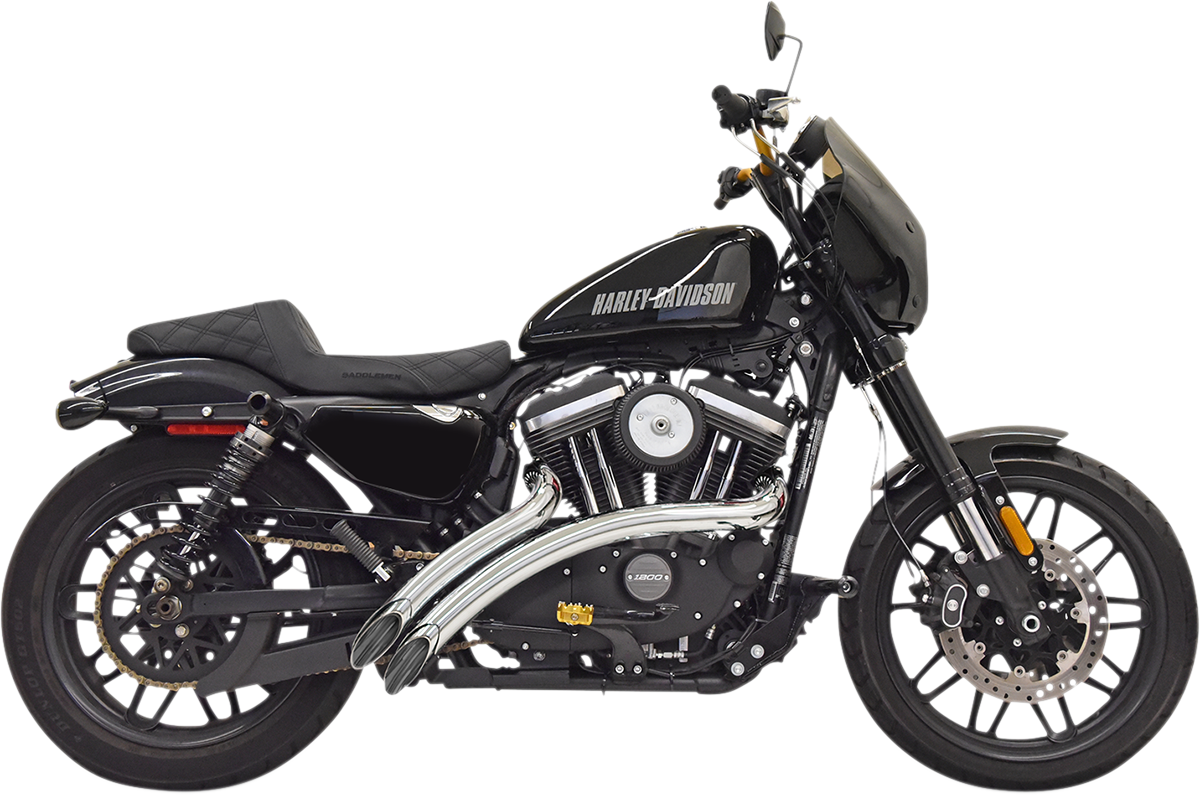 BASSANI XHAUST Radial Sweepers Exhaust System - Chrome - 2014-2020 SPORTSTER MODELS