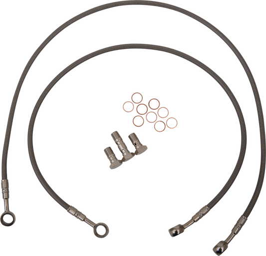 GBRAKES Brake Line Kit - Front - Stainless Steel - ZX600 Ninja ZX-6R '98-'02