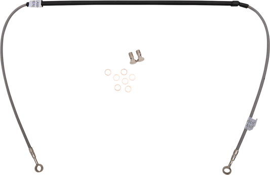 GBRAKES Complete Brake Line Kit - Front - Stainless Steel - KX85 / KX100 / KX112 '14-'23