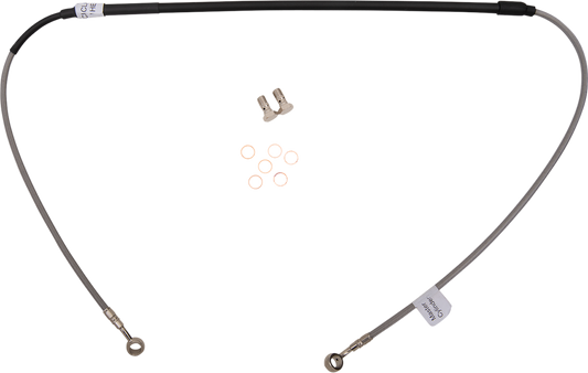 GBRAKES Complete Brake Line Kit - Front - Stainless Steel - CRF250R / CRF250RX / CRF450RWE '19-'23