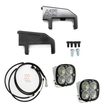 A10 Moto Low Rider ST Billet S2/Squadron Pod Front Turn Signal Combo Kit