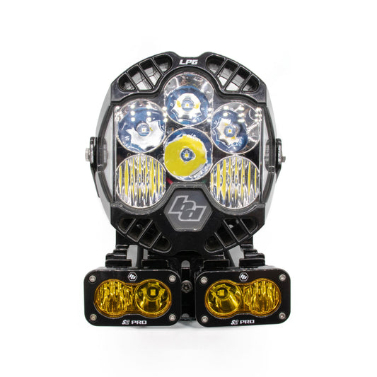 A10 Moto 3.5" Universal "Naked" LP6 Mount with Dual S2's Combo Kit Fits Low Rider S and Dynas