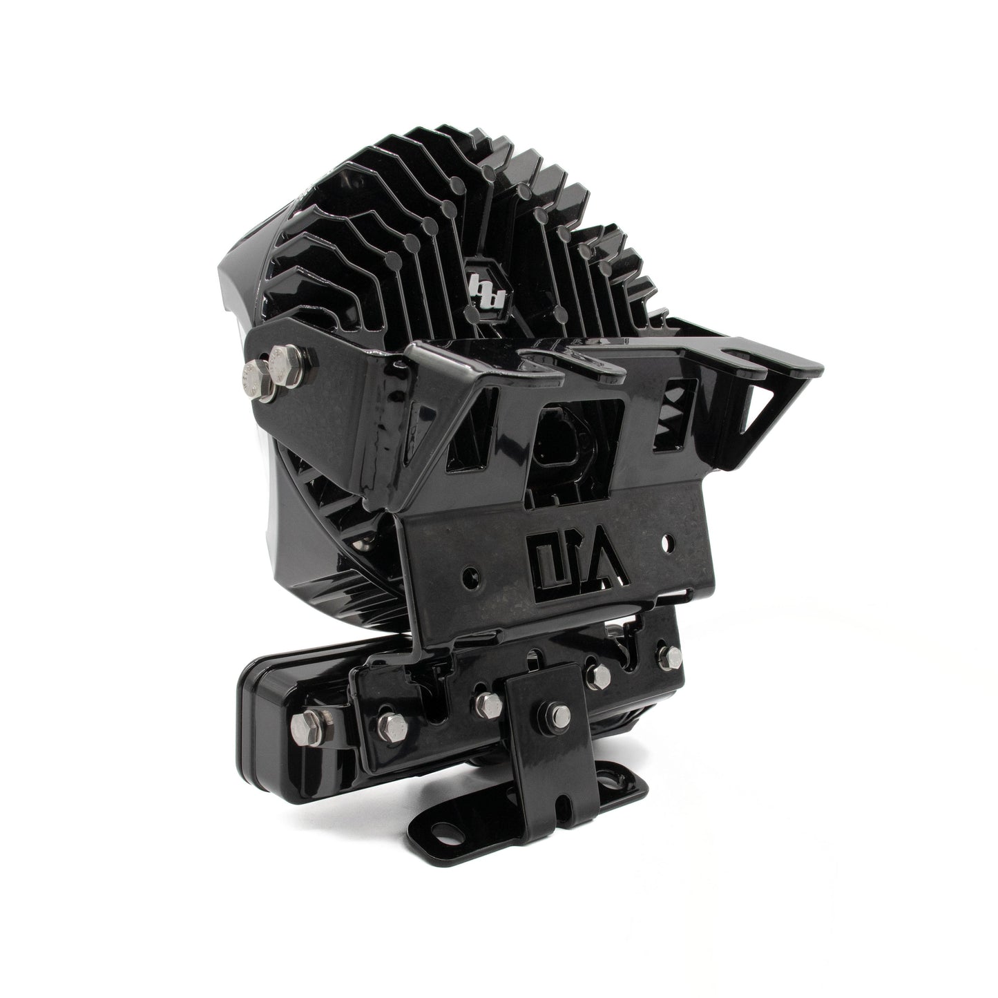 A10 Moto 3.5" Universal "Naked" LP6 Mount with Dual S2's Combo Kit Fits Low Rider S and Dynas
