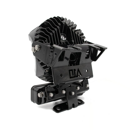 A10 Moto 3.5" Universal "Naked" LP6 Mount with Dual S2's Combo Kit Fits Low Rider S and Dynas