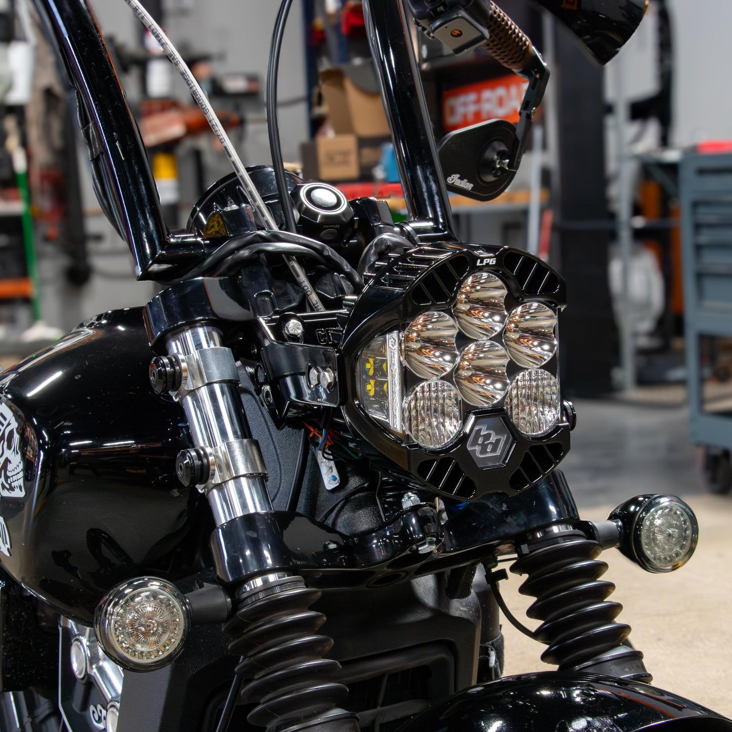 A10 Moto Indian Scout LP6 Mounting Bracket fits LP6 and Memphis Shades Fairings Combo Kit