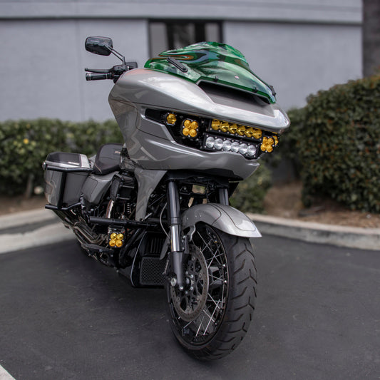 23.5+ Road Glide Dual Onx6+ Bar Incinerator Kit With Squadrons and S1's