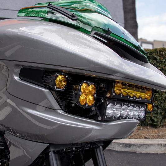 A10 Moto 2023.5+ Road Glide BAJA DESIGNS ONX-6 Bar Lighting Bracket