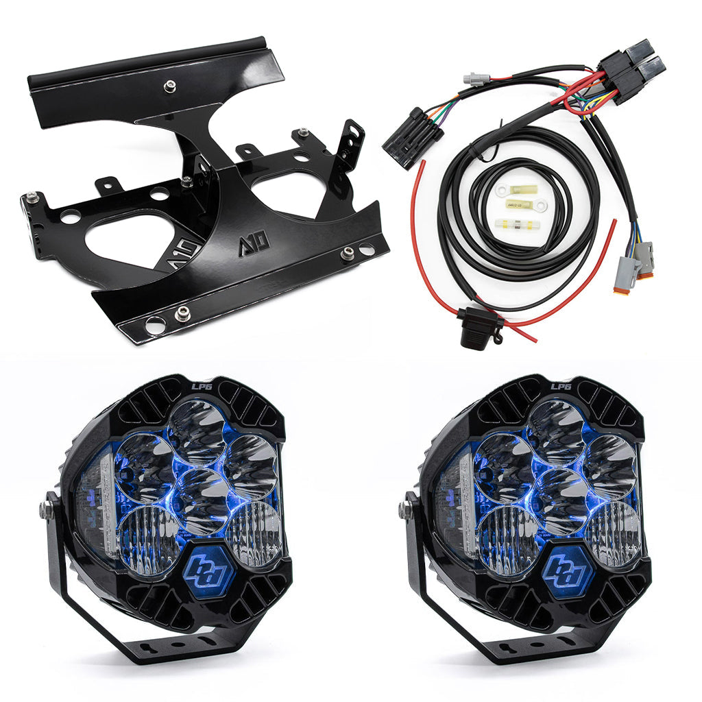 A10 Moto 2015-2023 Road Glide Baja Designs LP6 Lighting Combo Kit