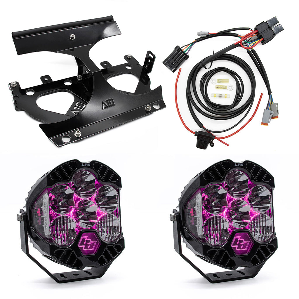 A10 Moto 2015-2023 Road Glide Baja Designs LP6 Lighting Combo Kit