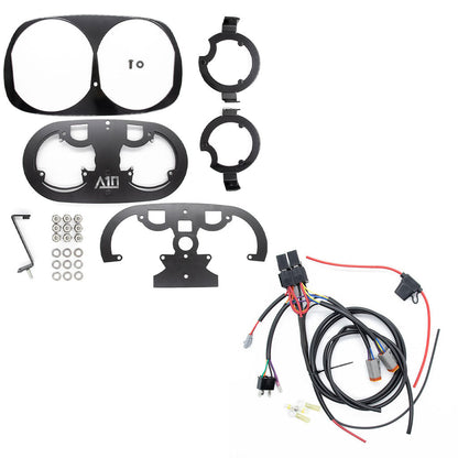 A10 Moto 98-13 Road Glide Baja Designs LP6 Lighting Combo Kit