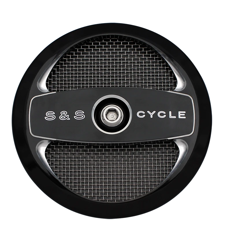 S&S CYCLE Air Cleaner Cover - Air 1 - Black