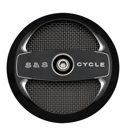 S&S CYCLE Air Cleaner Cover - Air 1 - Black