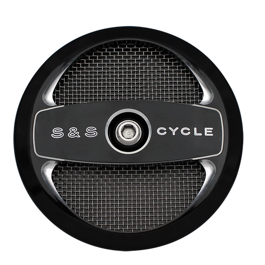 S&S CYCLE Air Cleaner Cover - Air 1 - Black