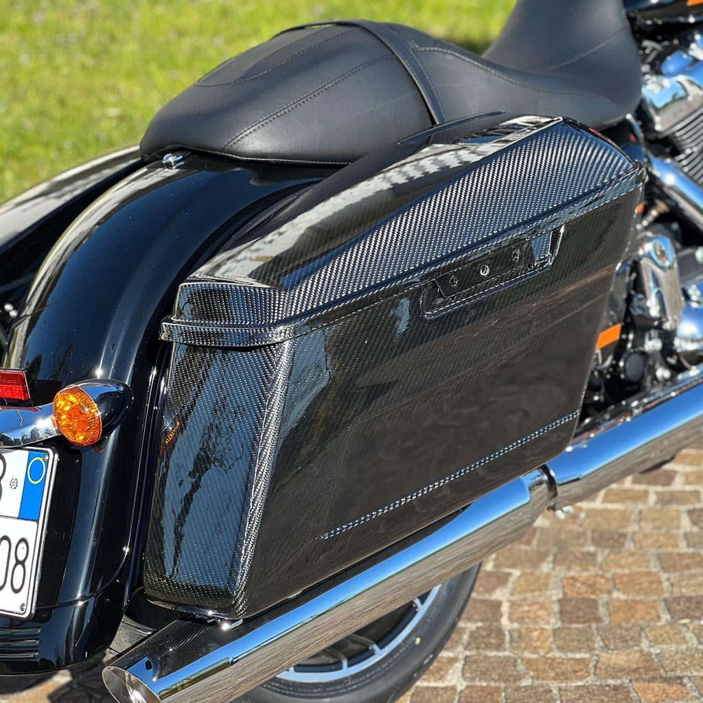 Carbon Visionary Next Generation Carbon Fiber Saddle Bags + Lids