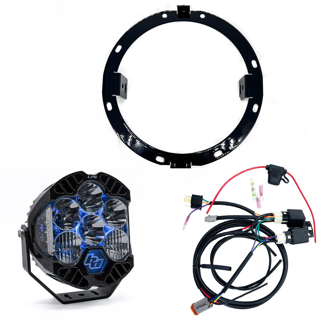 A10 Moto 96- Present Road King Baja Designs LP6 Lighting Combo Kit