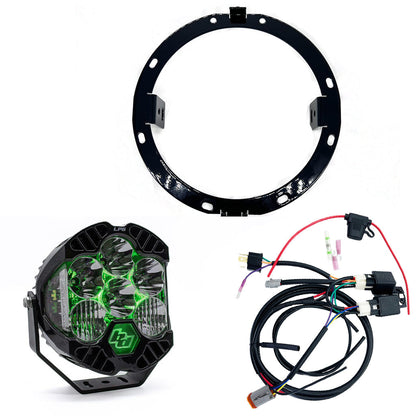 A10 Moto 96-13 Street Glide Baja Designs LP6 Lighting Combo Kit