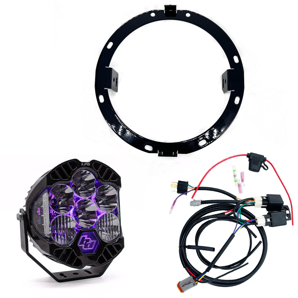 A10 Moto 96-13 Street Glide Baja Designs LP6 Lighting Combo Kit