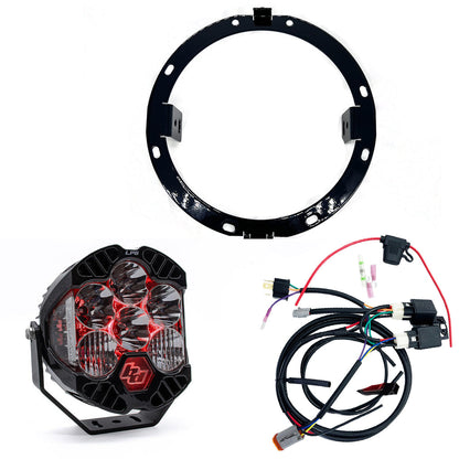A10 Moto 96-13 Street Glide Baja Designs LP6 Lighting Combo Kit
