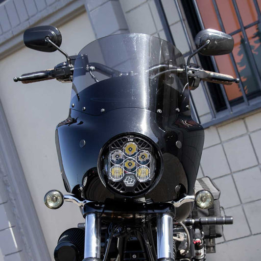 A10 Moto Universal 3.5" Bar Mount LP6 Combo Kit Fits MS Road Warrior Fairing