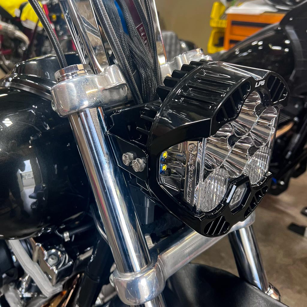 A10 Moto 3.5" Dyna Narrow Fork LP6 Mount Naked (No Fairing) Combo Kit