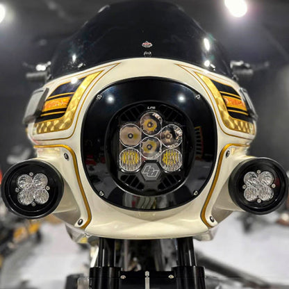 A10 Moto JD Customs Persuit Pod Squadron Mount Pair Combo Kit