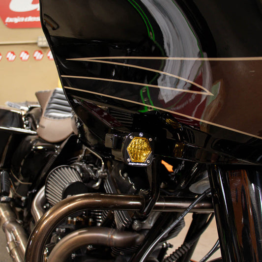 A10 Moto 98-13 Road Glide Billet S1 Pod Front Turn Signal Kit Combo Kit