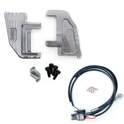 A10 Moto Low Rider ST Billet S1 Pod Front Turn Signal Kit 127063
