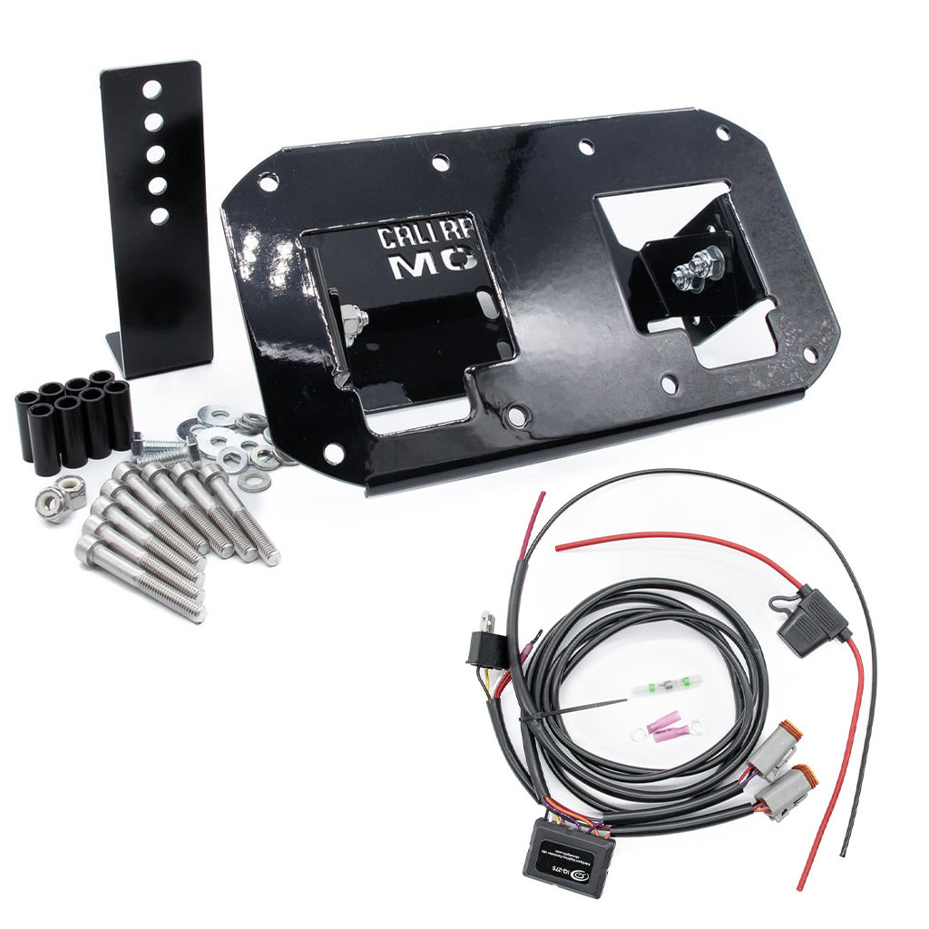 A10 Moto 08-17 Dyna Fat Bob DUAL LP4 Lighting Combo Kit For Memphis Shades 7401