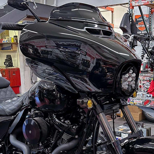 A10 Moto 96-13 Street Glide/Road King Billet S1 Pod Front Turn Signal Kit